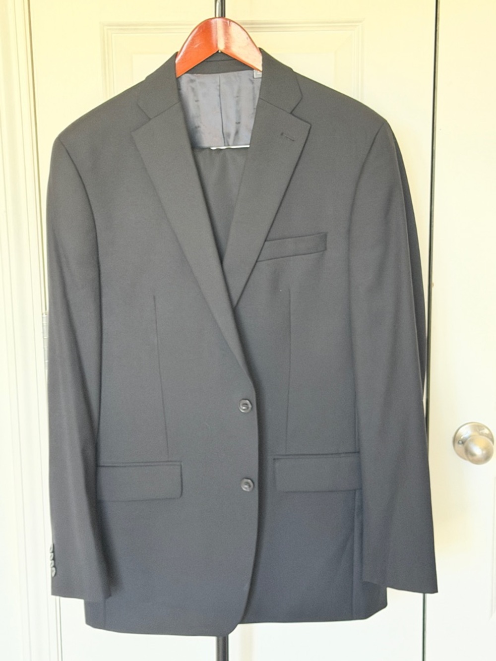 Michael Kors Black Two-Button Suit